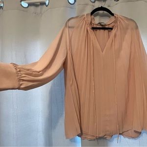 H&M pleated flowy top